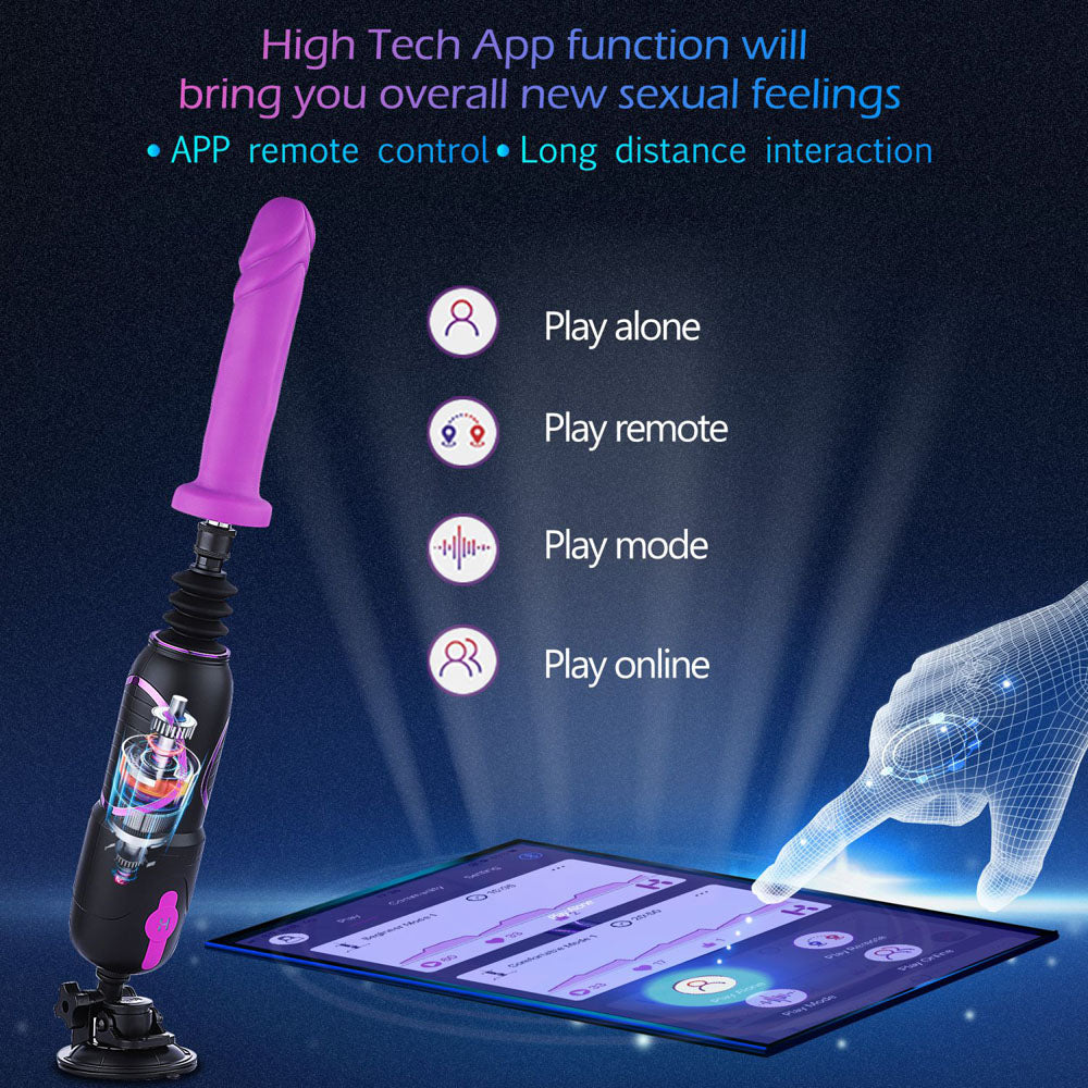 Hismith Pro Traveler 2.0 Mains Powered Portable Sex Machine With App Control And Remote