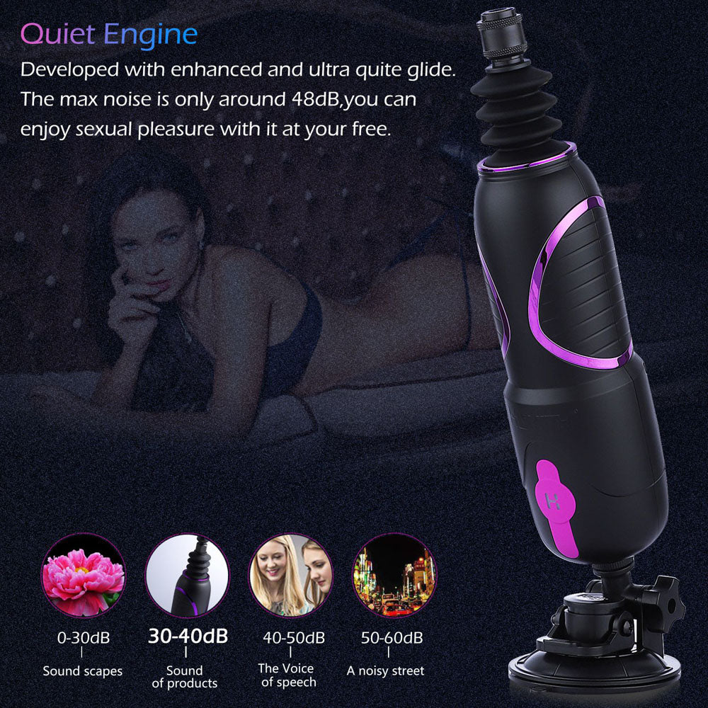 Hismith Pro Traveler 2.0 Mains Powered Portable Sex Machine With App Control And Remote