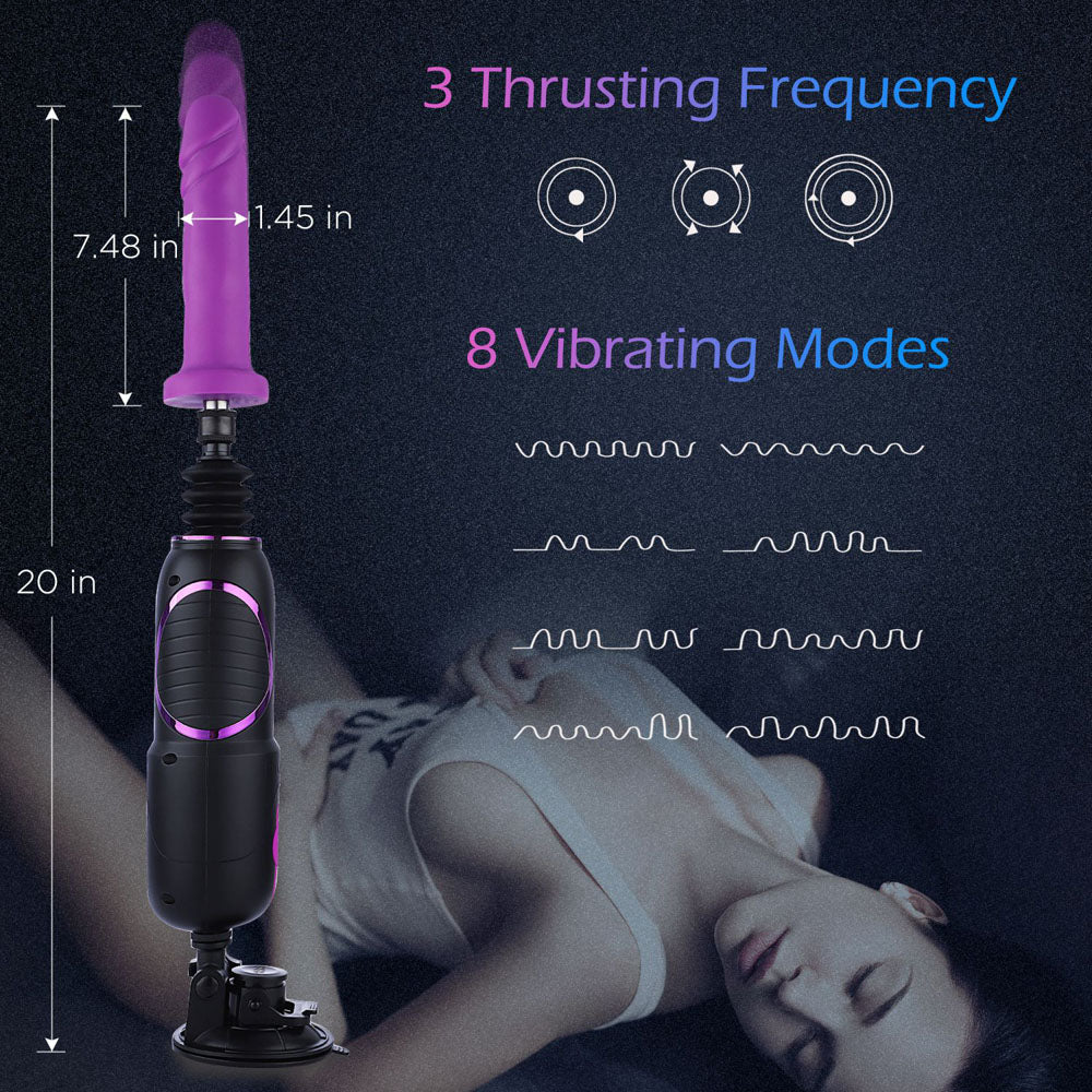 Hismith Pro Traveler 2.0 Mains Powered Portable Sex Machine With App Control And Remote