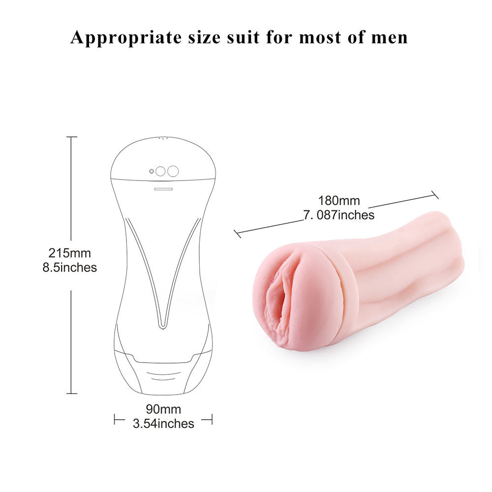 Hismith Vibrating Vagina Stroker Machine Attachment Usb Rechargeable Vibrating Vagina Stroker For Hismith Sex Machines