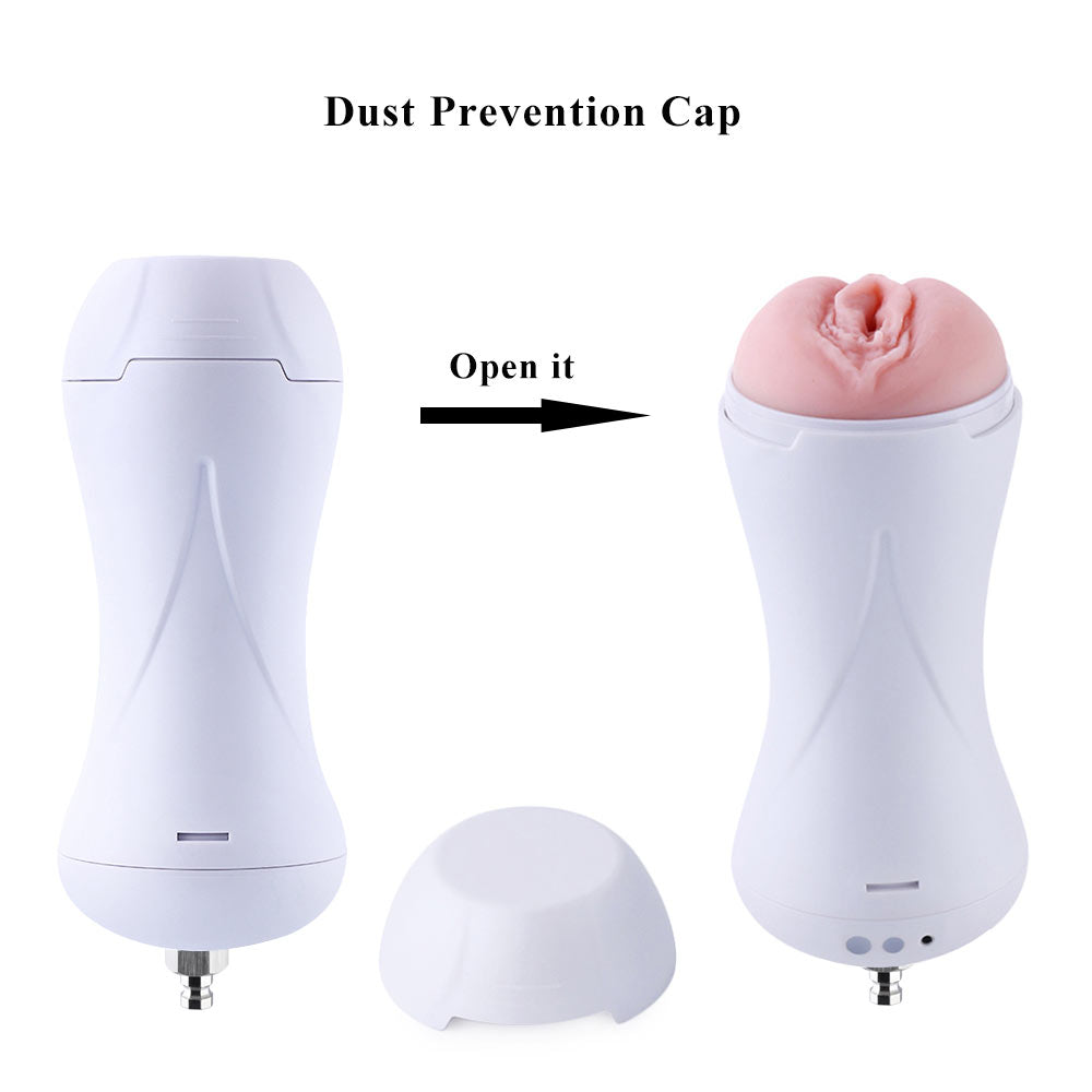 Hismith Vibrating Vagina Stroker Machine Attachment Usb Rechargeable Vibrating Vagina Stroker For Hismith Sex Machines