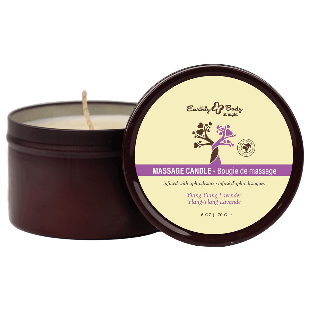 Eb Aphrodisiac Massage Candle Ylang Ylang Lavender Ylang Ylang Lavender Scented Massage Candle 170 G