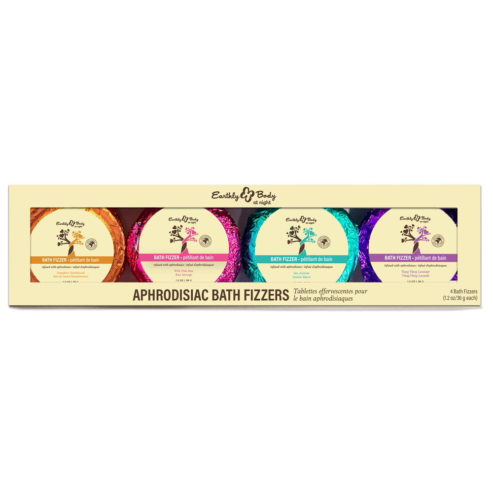 Eb Aphrodisiac Bath Fizzers Scented Bath Bombs Set Of 4 Scents