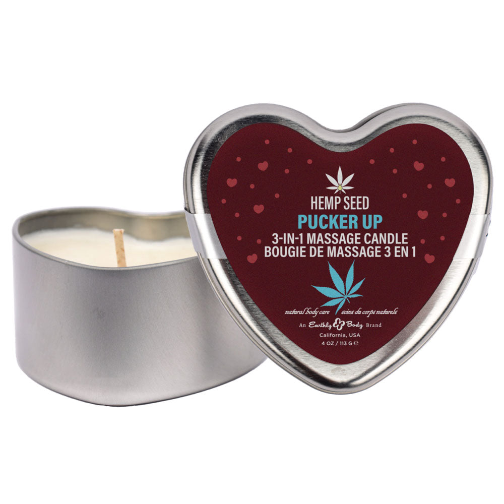 Eb Hemp Seed Lovers Heart Candle Display Counter Display Of 12 And Tester