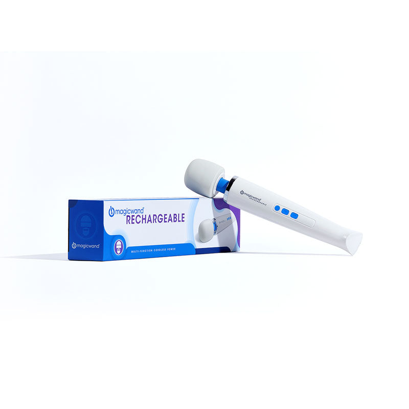 Magic Wand Rechargeable White Rechargeable Massage Wand