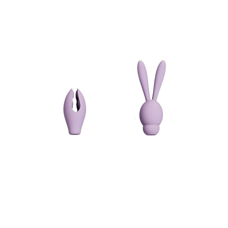 Adam & Eve Sweet Dreams Massager Kit Lavender Usb Rechargeable Point Stimulator With 8 Interchangeable Tips