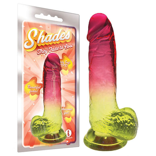 Shades 8'' Jelly Tpr Dong Pink 20.3 Cm Dong