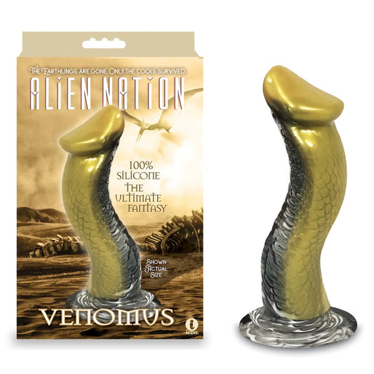Alien Nation Venomus Gold 22.9 Cm Snake Fantasy Dong