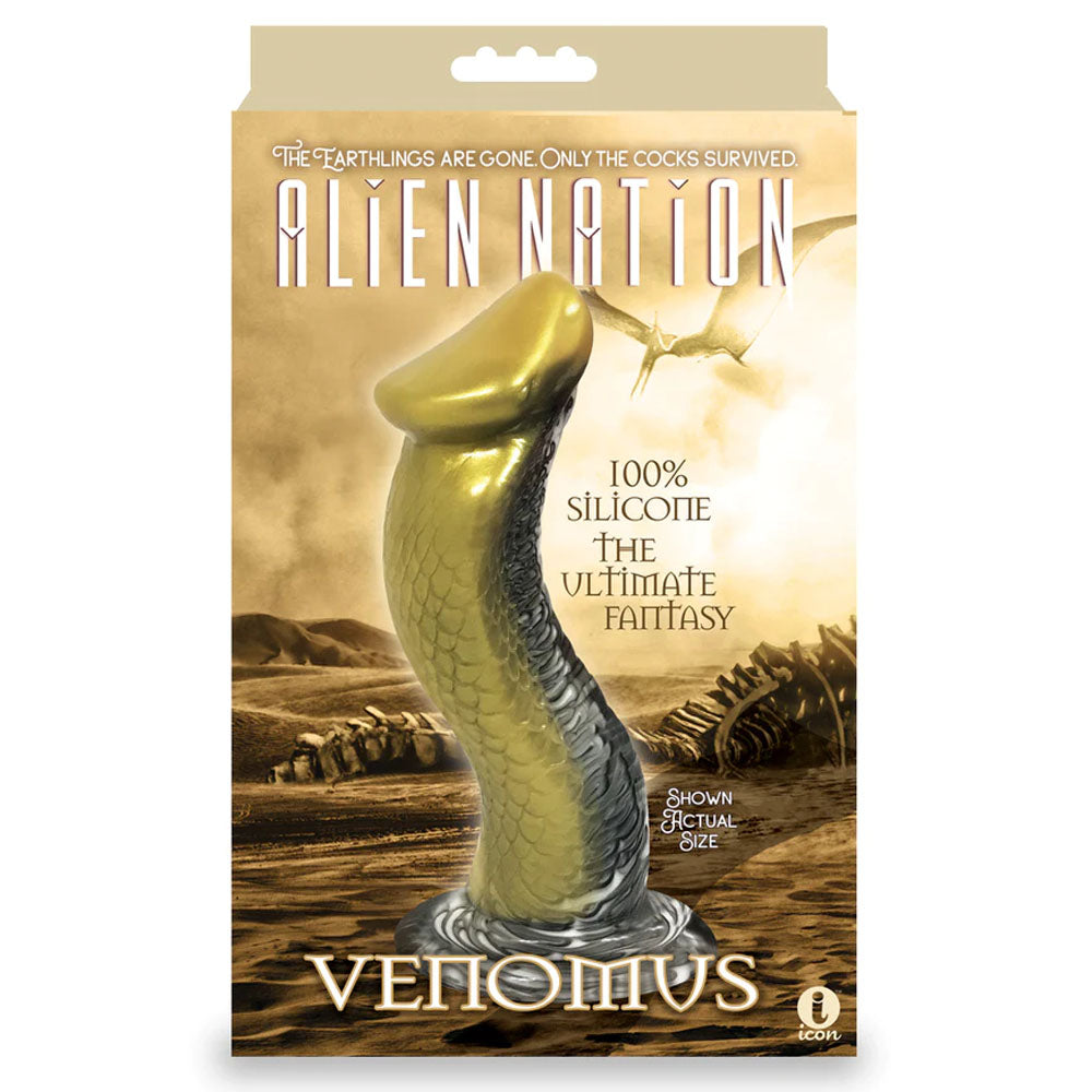 Alien Nation Venomus Gold 22.9 Cm Snake Fantasy Dong