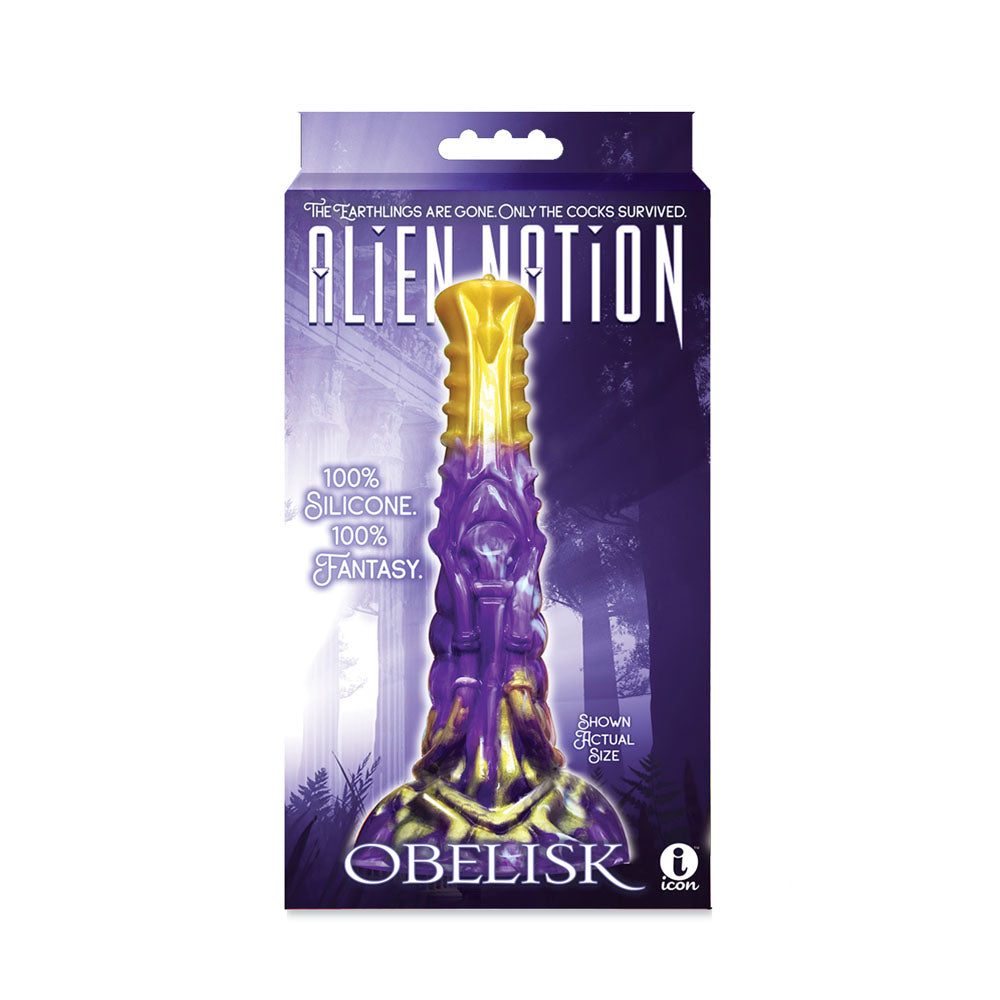 Alien Nation Obelisk Purple/Gold 22.2 Cm Fantasy Dong