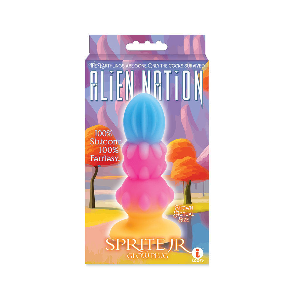 Alien Nation Sprite Jr. Glow In Dark Coloured 10.8 Cm Fantasy Anal Plug