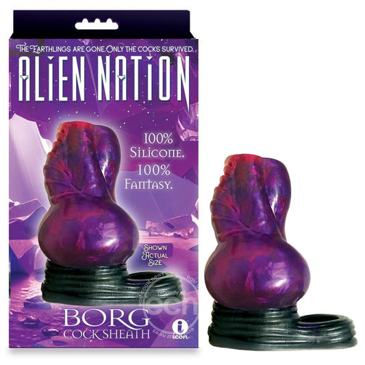 Alien Nation Borg Purple/Black 11.5 Cm Penis Sheath