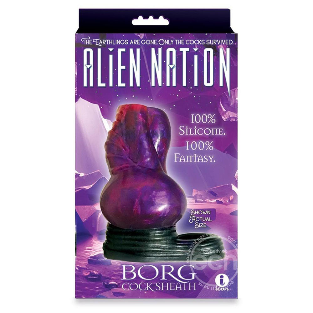 Alien Nation Borg Purple/Black 11.5 Cm Penis Sheath