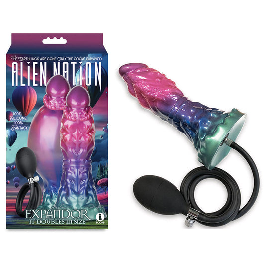 Alien Nation Expandor Coloured Inflatable Fantasy Dildo