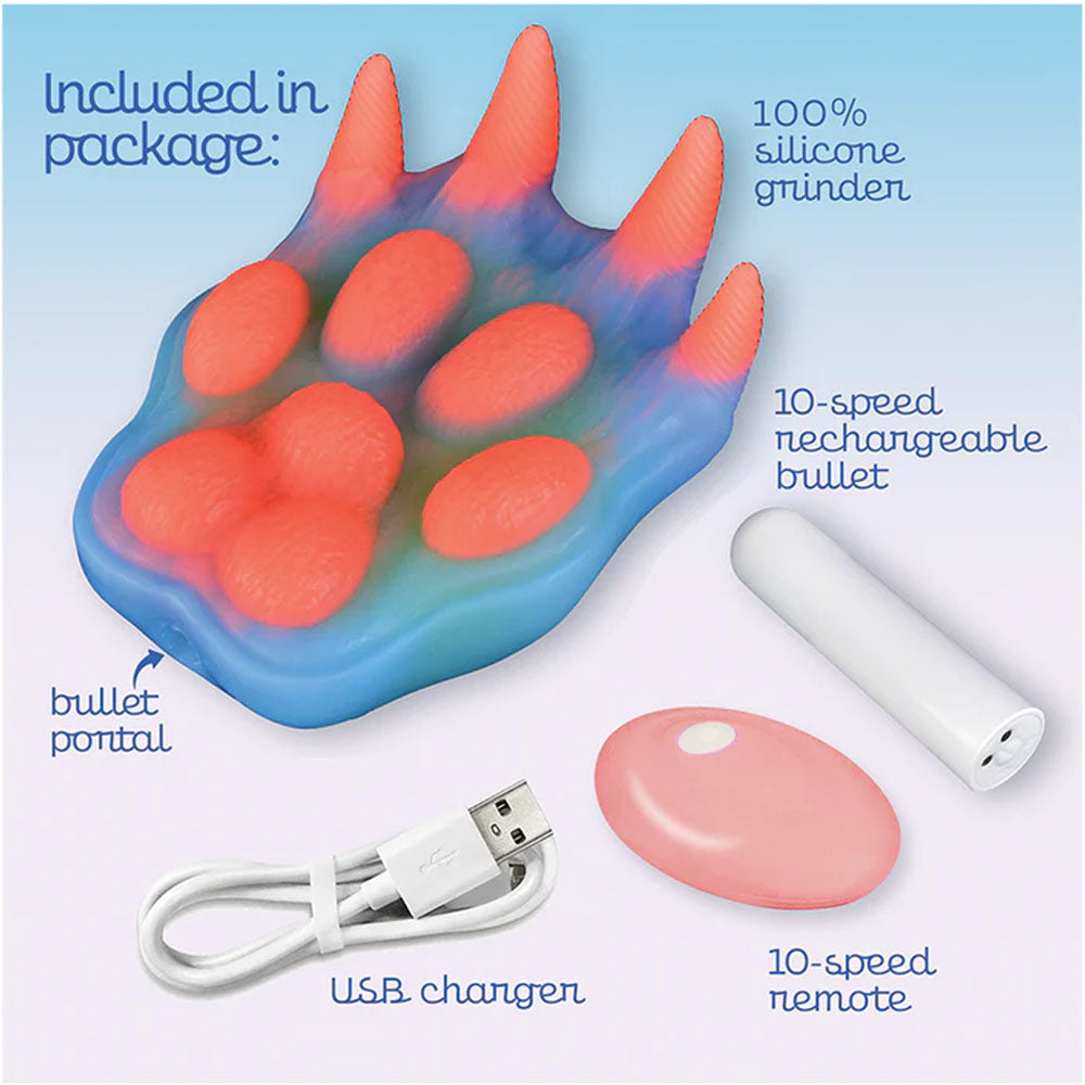 Alien Nation Pantera Coloured Usb Rechargeable Vibrating Fantasy Grinder Pad With Remote