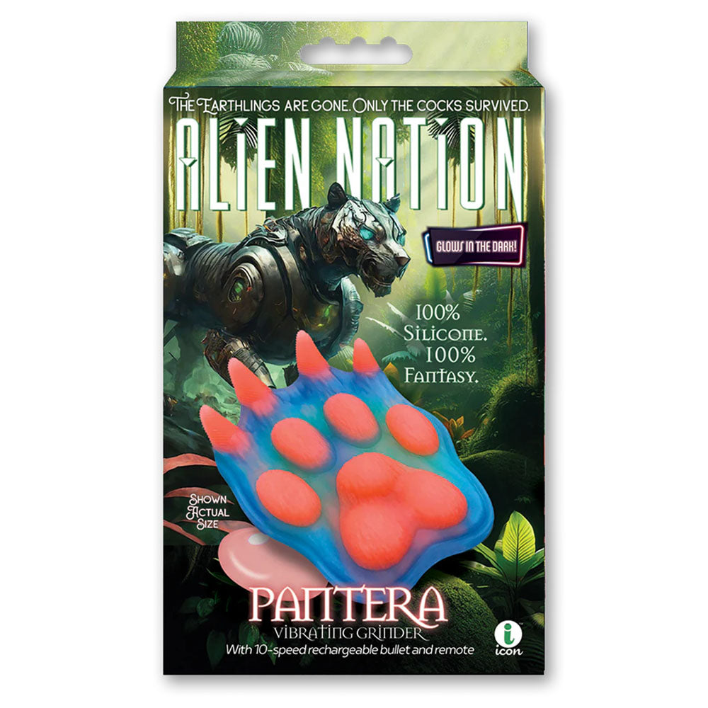 Alien Nation Pantera Coloured Usb Rechargeable Vibrating Fantasy Grinder Pad With Remote
