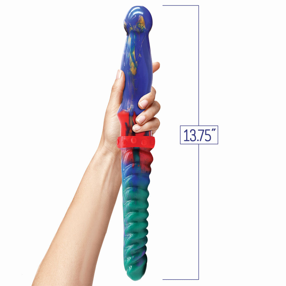Alien Nation Double Demon Coloured 35 Cm Fantasy Double Dildo