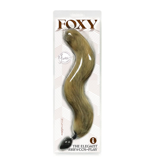 Foxy Fox Tail Silicone Butt Plug Ginger 46 Cm Tail