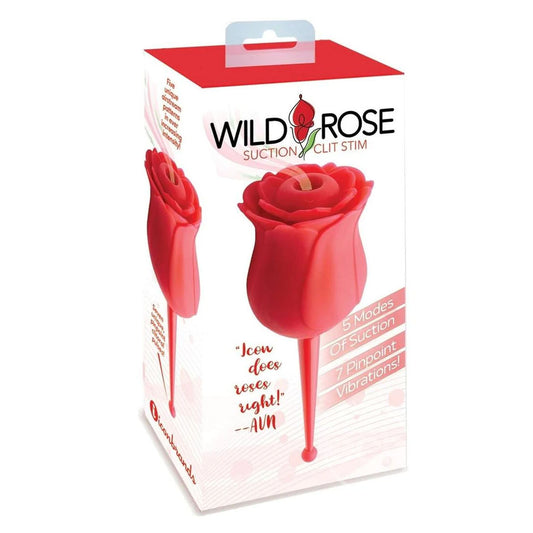 Wild Rose Le Point Red Usb Rechargeable Air Pulse Stimulator