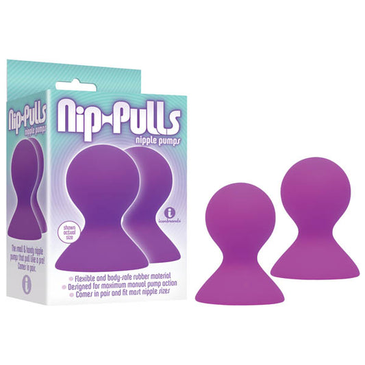 Nip Pulls Purple Nipple Suckers Set Of 2