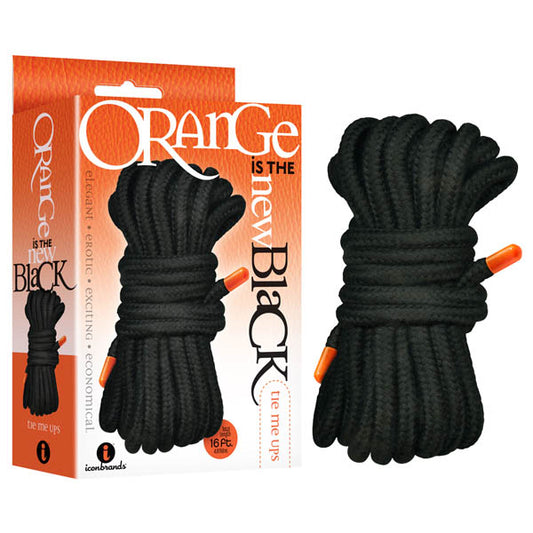 Orange Is The New Black Tie Me Ups Black Bondage Rope 5 M Length