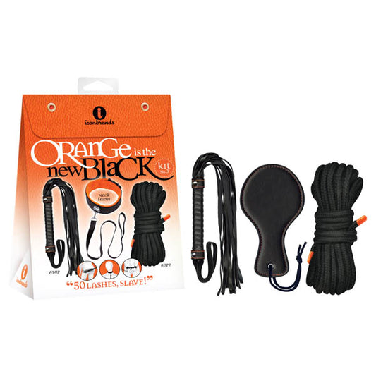 Orange Is The New Black Kit #3 50 Lashes, Slave! Bondage Kit 3 Piece Set