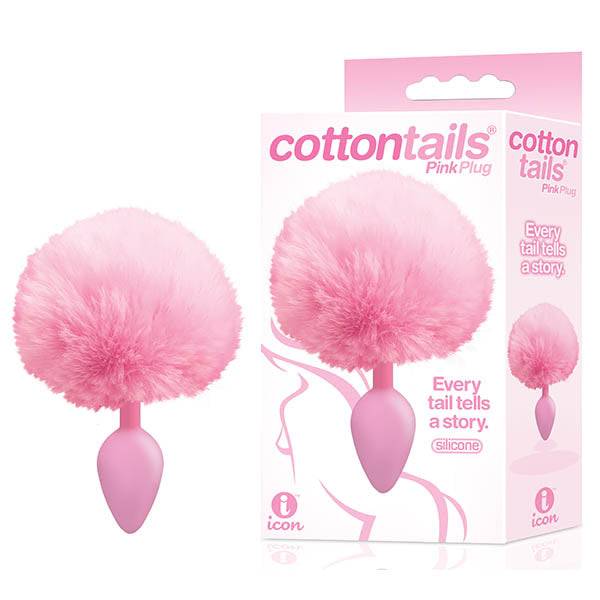 The 9's Cottontails Pink Butt Plug With Bunny Tail