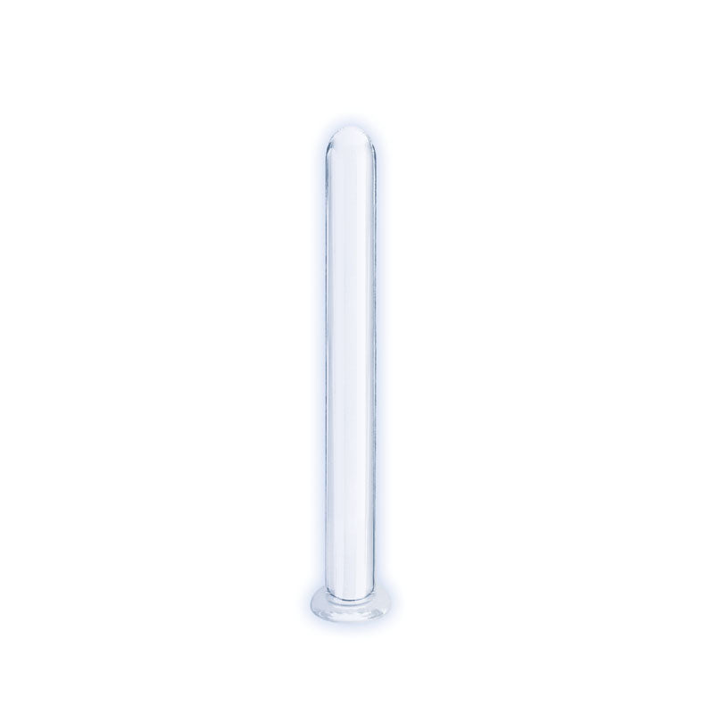 The 9's First Glass Thins, Cylindrical Clear Glass 17.8 Cm Dildo