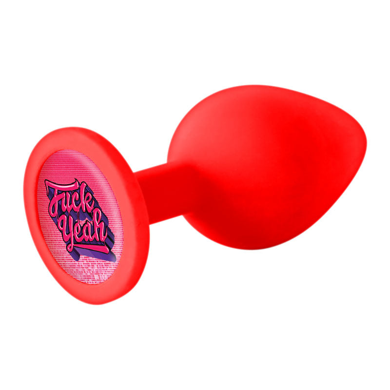 The 9's Booty Calls Fuck Yeah Red Butt Plug