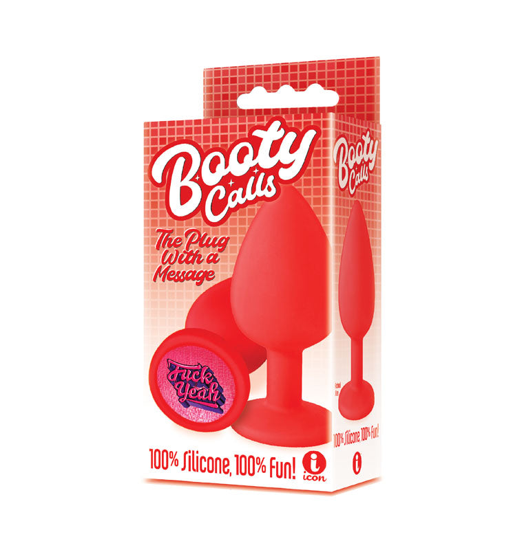 The 9's Booty Calls Fuck Yeah Red Butt Plug