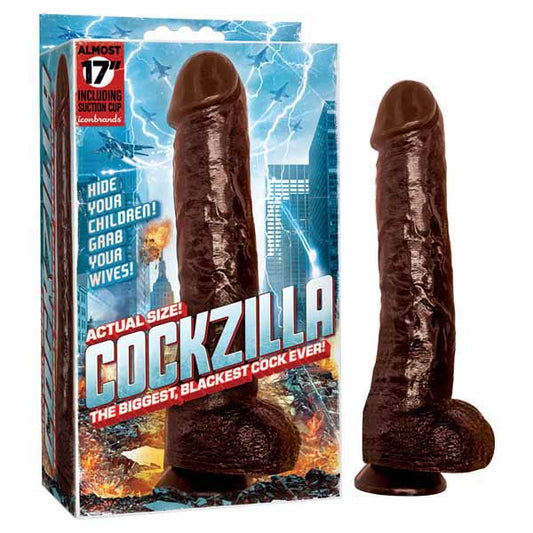 Cockzilla Black 43 Cm (17'') Dong