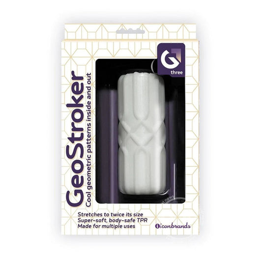 Geo Stroker #3 White 12.7 Cm Stroker