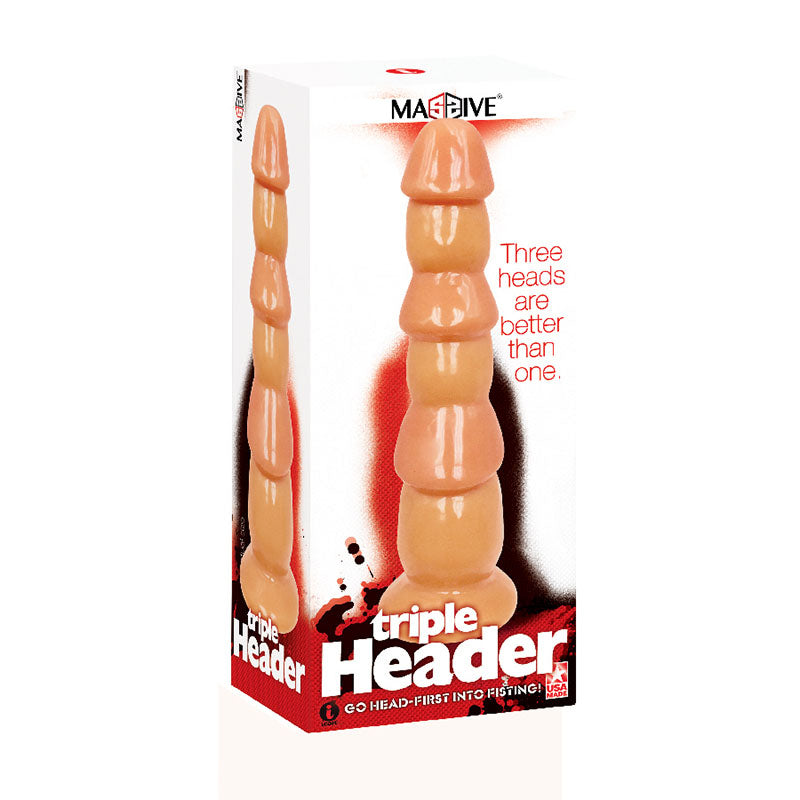 Massive Triple Header Flesh 3 Dick Head Dildo