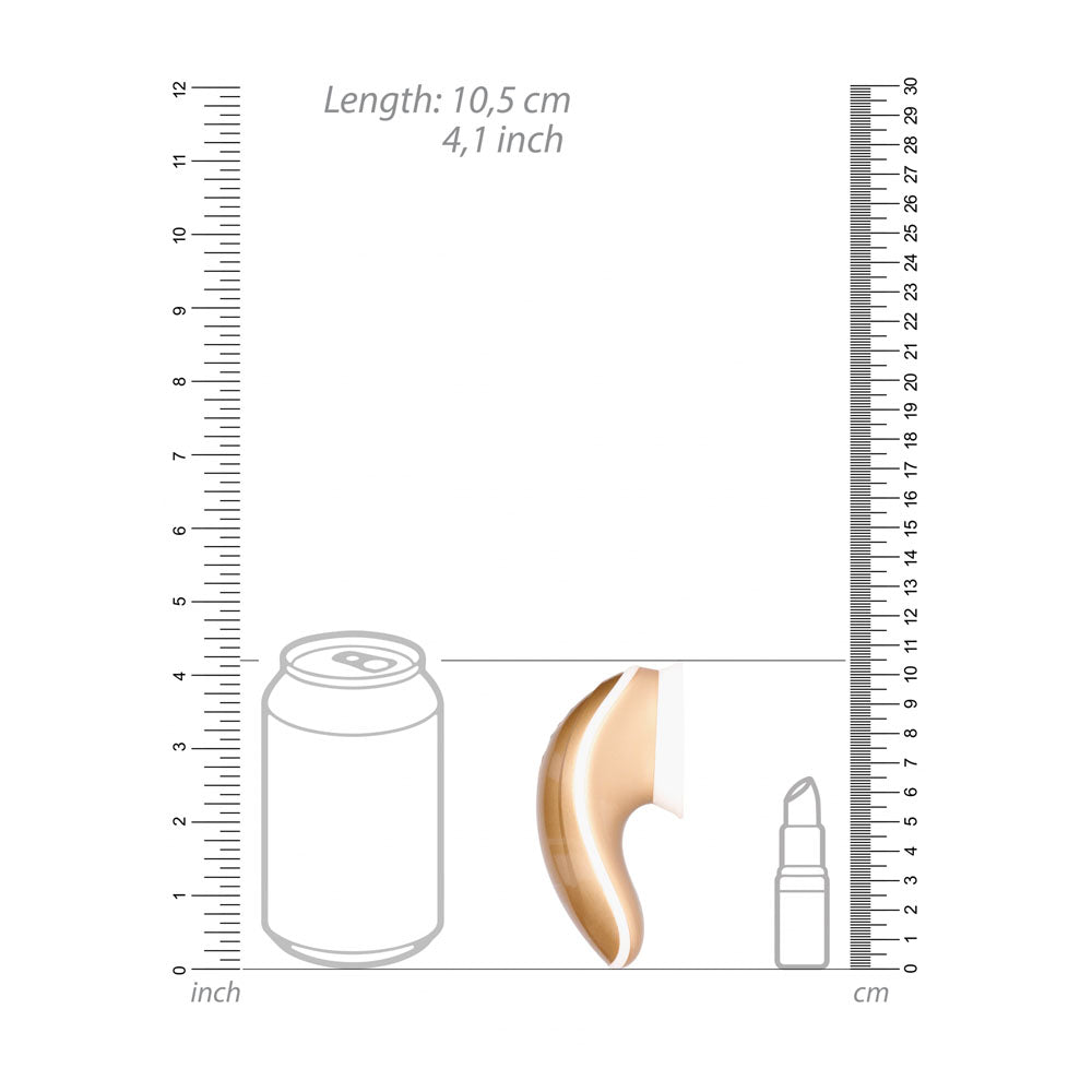 Twitch 1 Gold Gold Usb Rechargeable Suction Vibrator