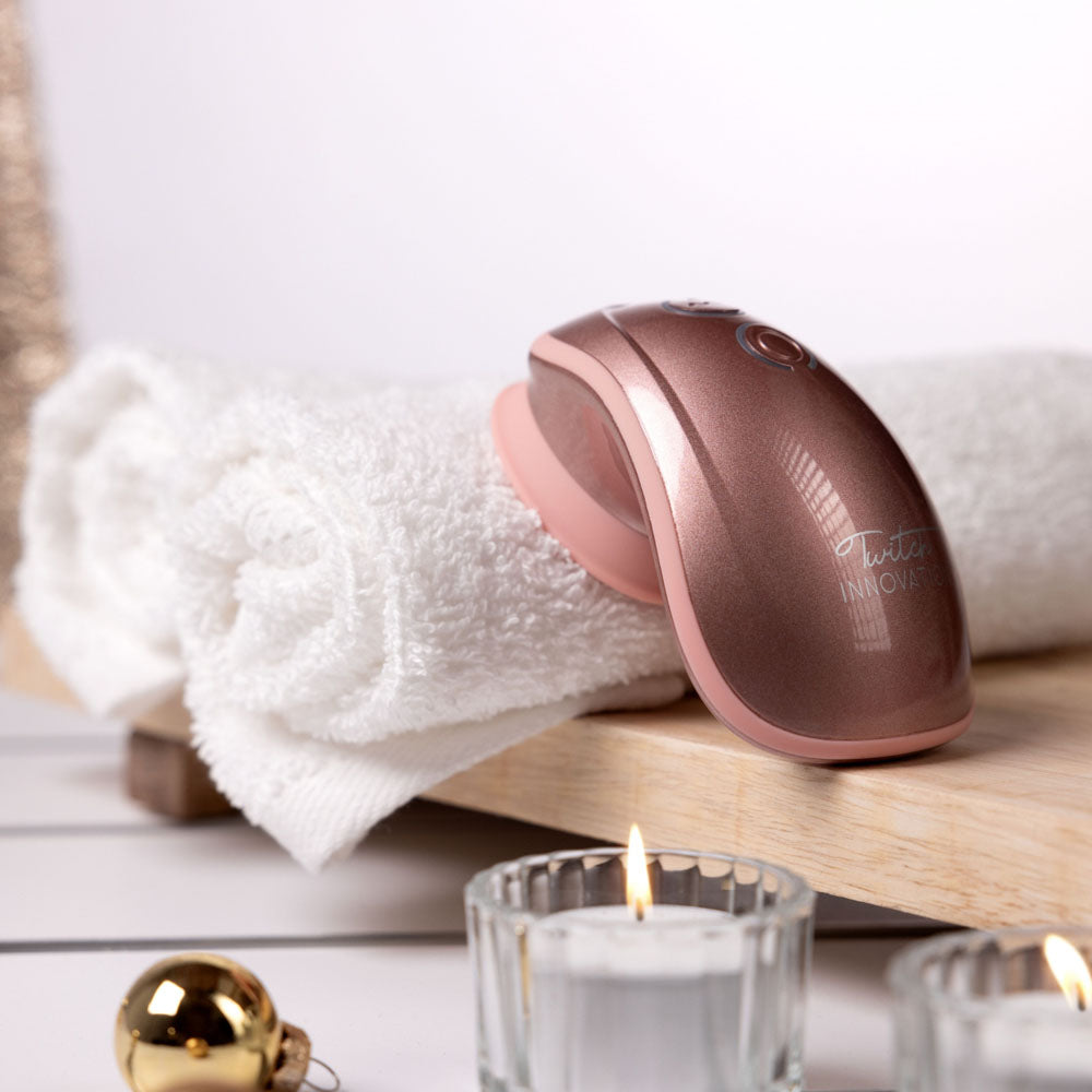 Twitch 1 Rose Gold Rose Gold Usb Rechargeable Suction Vibrator