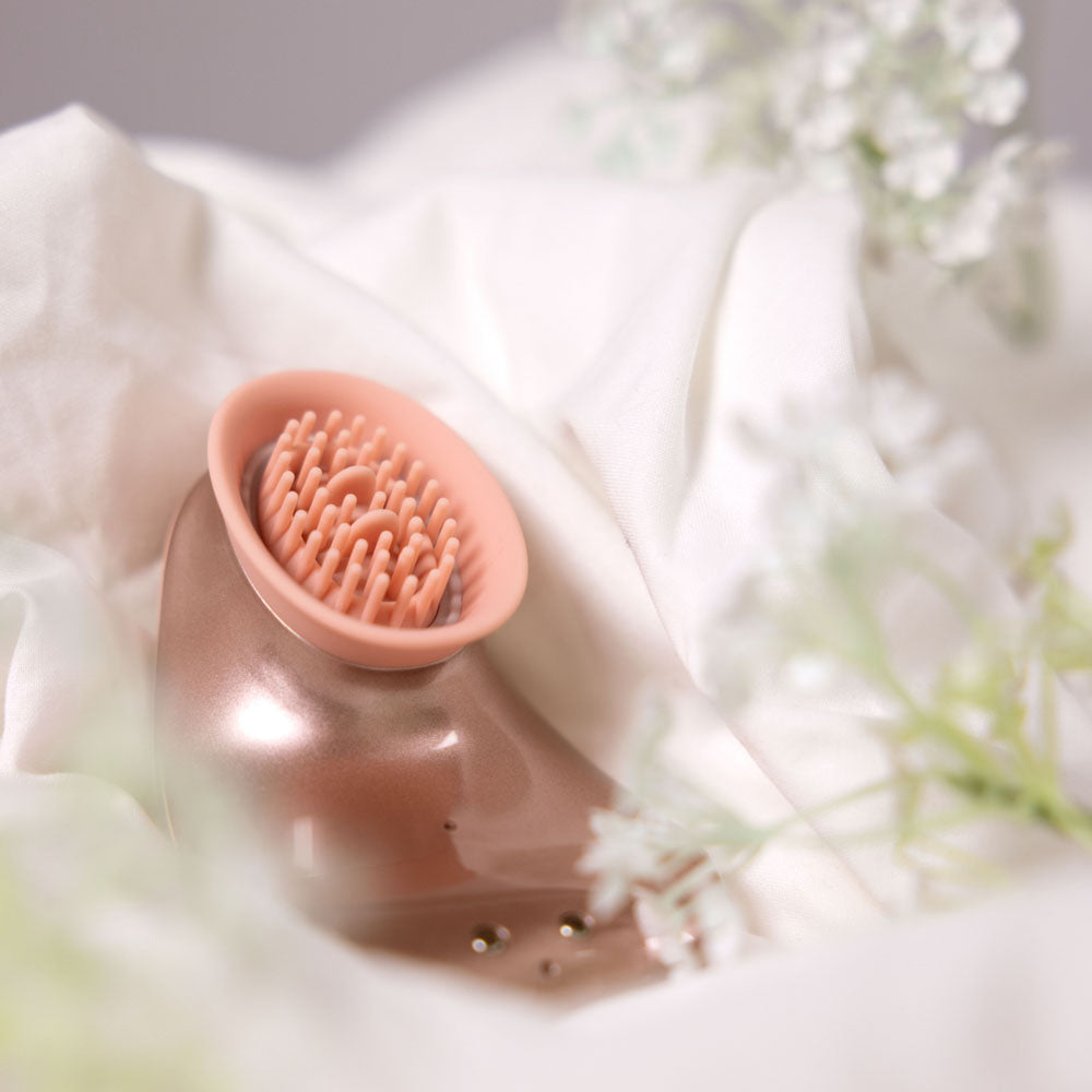 Twitch 1 Rose Gold Rose Gold Usb Rechargeable Suction Vibrator
