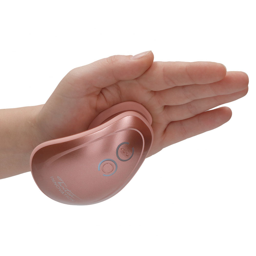 Twitch 1 Rose Gold Rose Gold Usb Rechargeable Suction Vibrator
