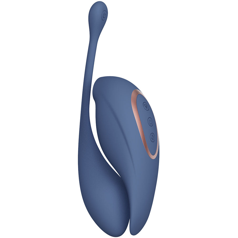 Twitch 2 Blue Blue Us Rechargeable Suction Vibrator With Remote Vibrating Egg