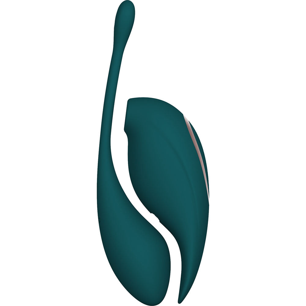 Twitch 2 Green Green Us Rechargeable Suction Vibrator With Remote Vibrating Egg