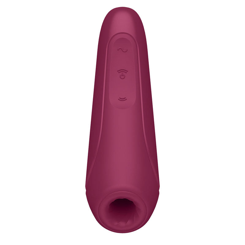 Satisfyer Curvy 1+ App Contolled Touch Free Usb Rechargeable Clitoral Stimulator With Vibration