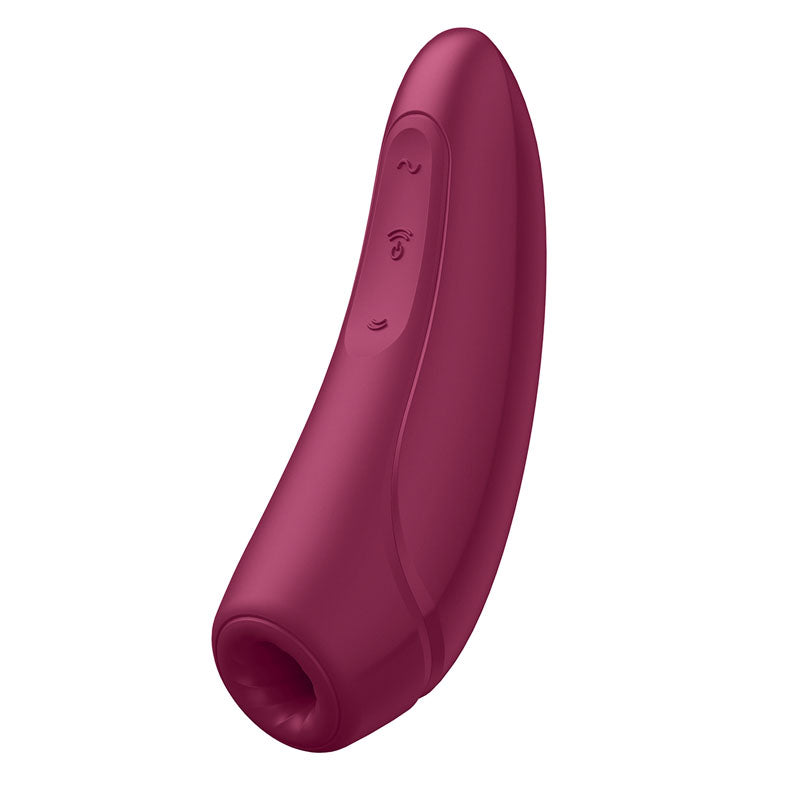 Satisfyer Curvy 1+ App Contolled Touch Free Usb Rechargeable Clitoral Stimulator With Vibration