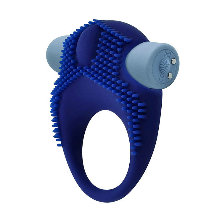 Adam & Eve Rockin Rumbler Enhancers Silicone Cock Rings With Rechargeable Vibrating Bullet Set Of 3