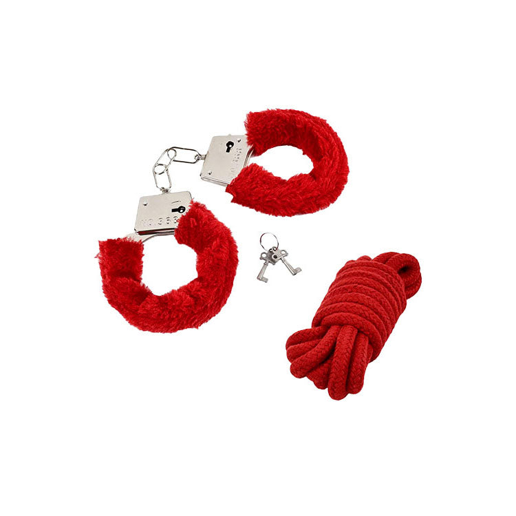 Adam & Eve Deluxe Red Hot Sex Kit Couples Kit 13 Piece Set