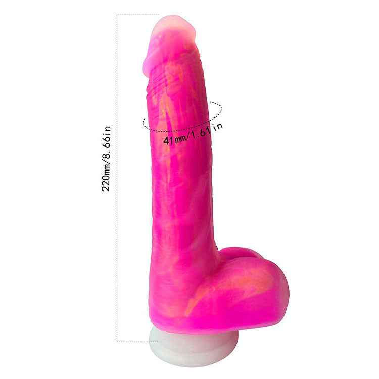 Adam & Eve The Squiggler Pink 22.8 Cm Usb Rechargeable Thrusting Vibrating & Gyrating Dildo With Wireless Remote