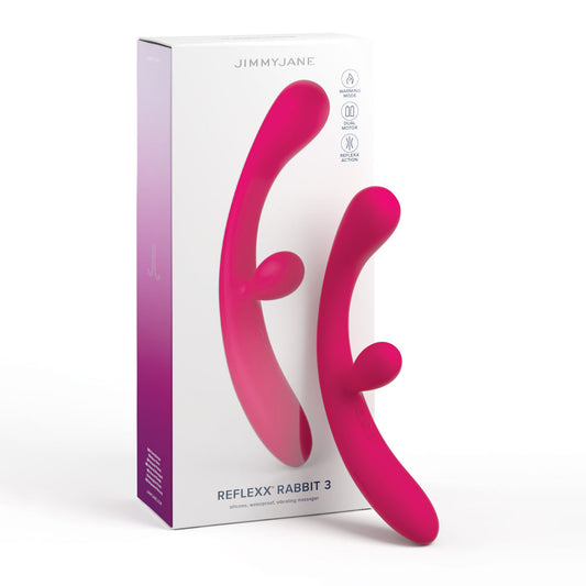 Jimmy Jane Reflexx Rabbit 3 Pink 23 Cm Usb Rechargeable Vibrator