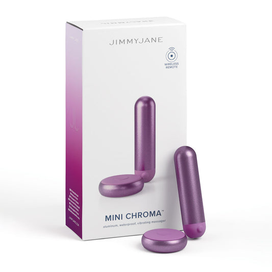 Jimmy Jane Mini Chroma Purple Purple 7.8 Cm Usb Rechargeable Bullet With Wireless Remote