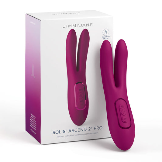 Jimmy Jane Solis Ascend 2 Pro Purple 16 Cm Usb Rechargeable Dual Tip Stimulator