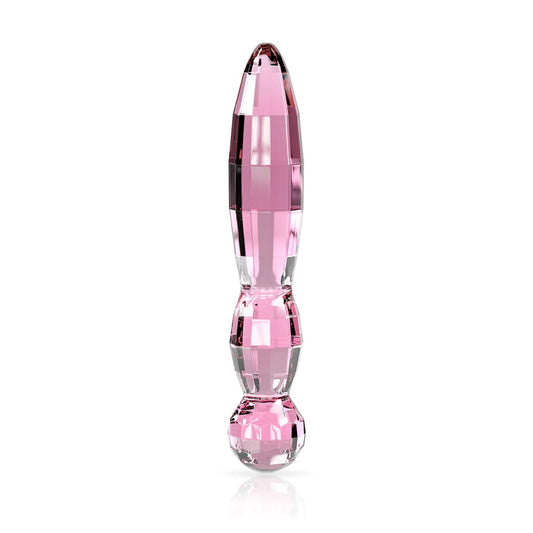 Jimmy Jane Dillenia Cissus Clear Pink Glass 19.5 Cm Dildo