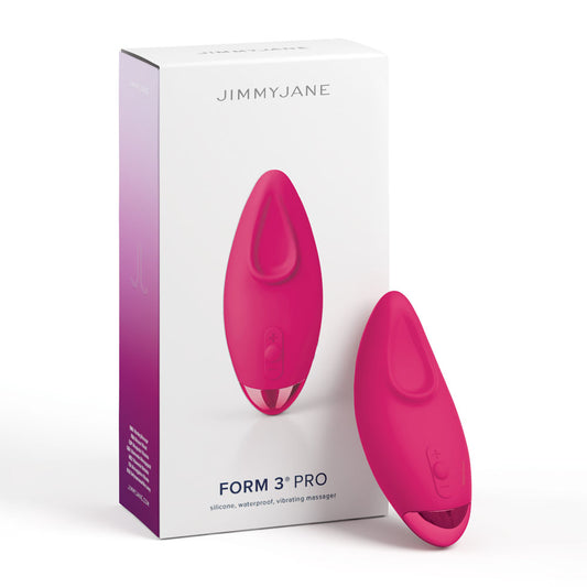 Jimmy Jane Form 3 Pro Pink Pink 10.2 Cm Usb Rechargeable Handheld Stimulator
