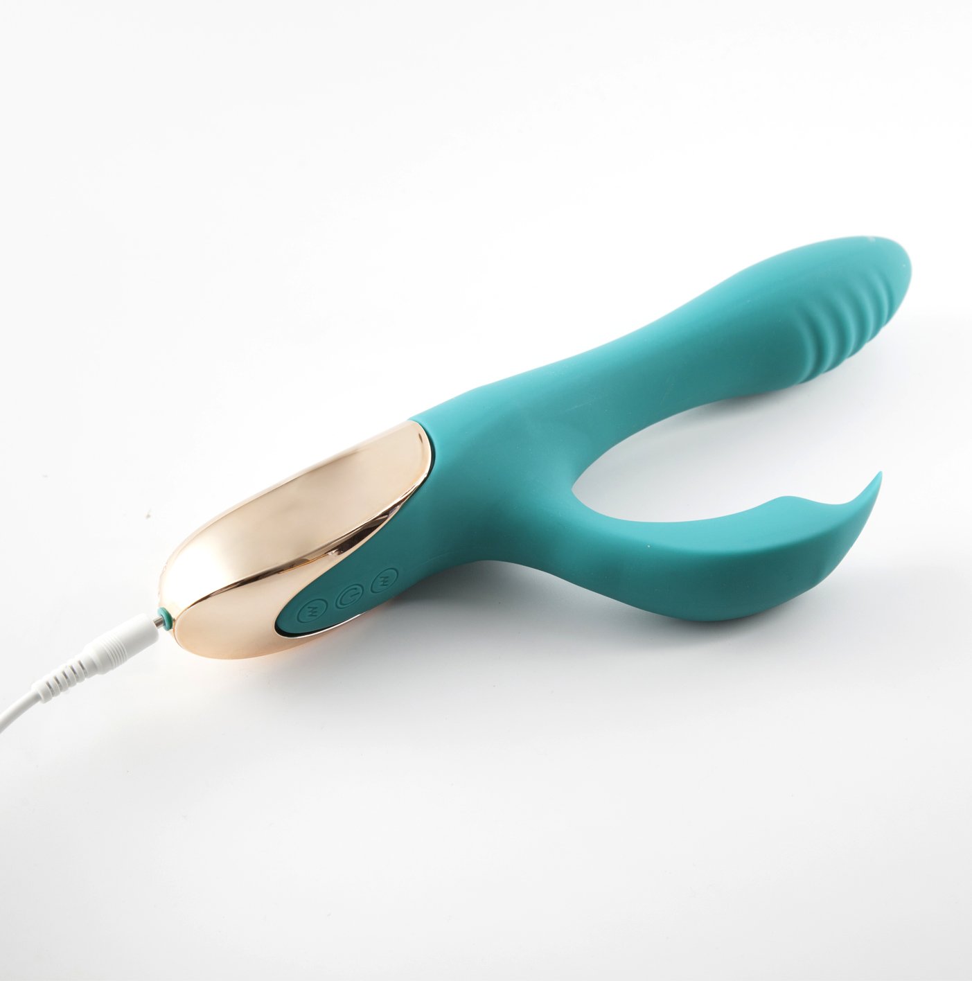 Maia Skyler Green 21.6 Cm Usb Rechargeable Bendable Rabbit Vibrator